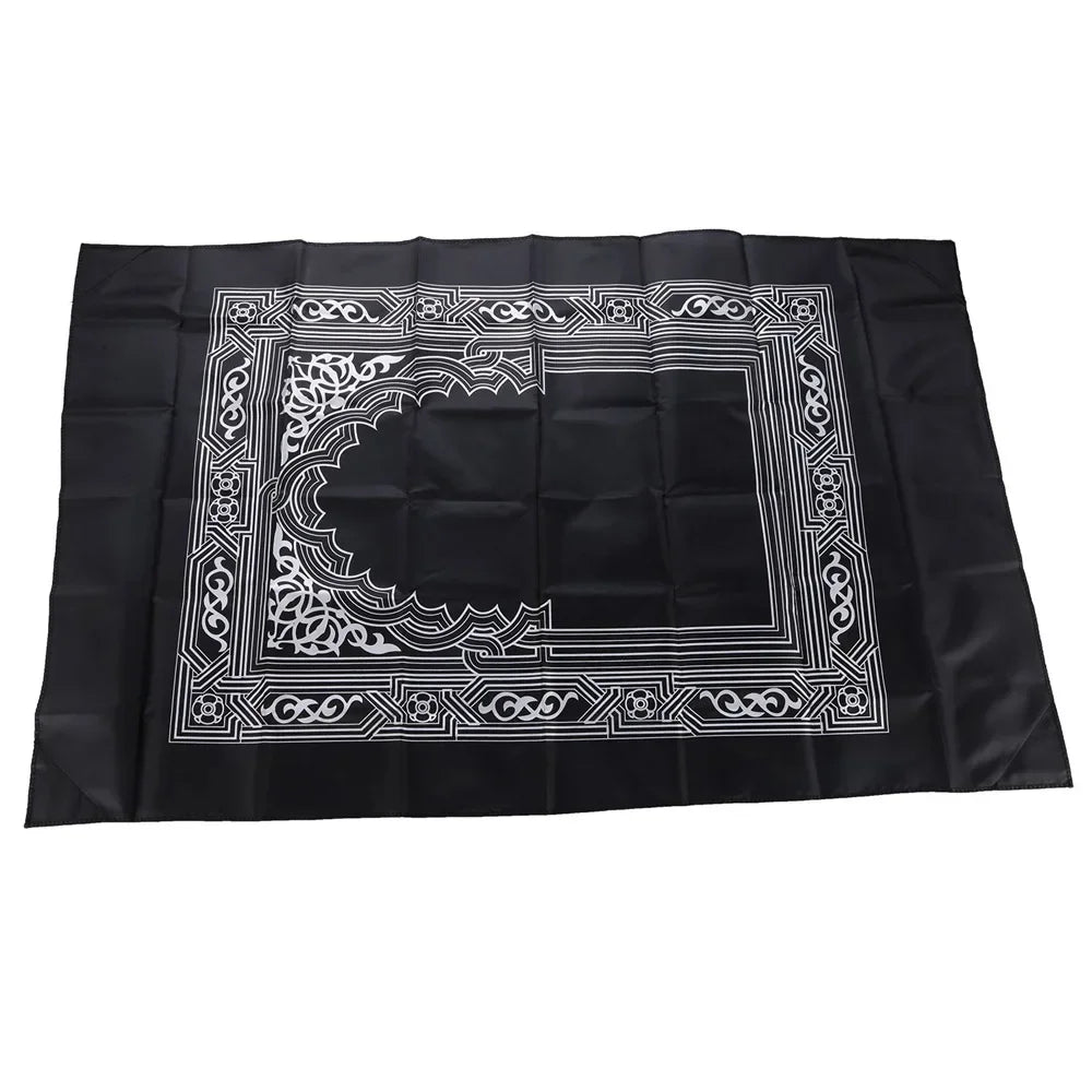Travel Prayer Mat with Compass & Pouch — Waterproof, Foldable | 5 Colors