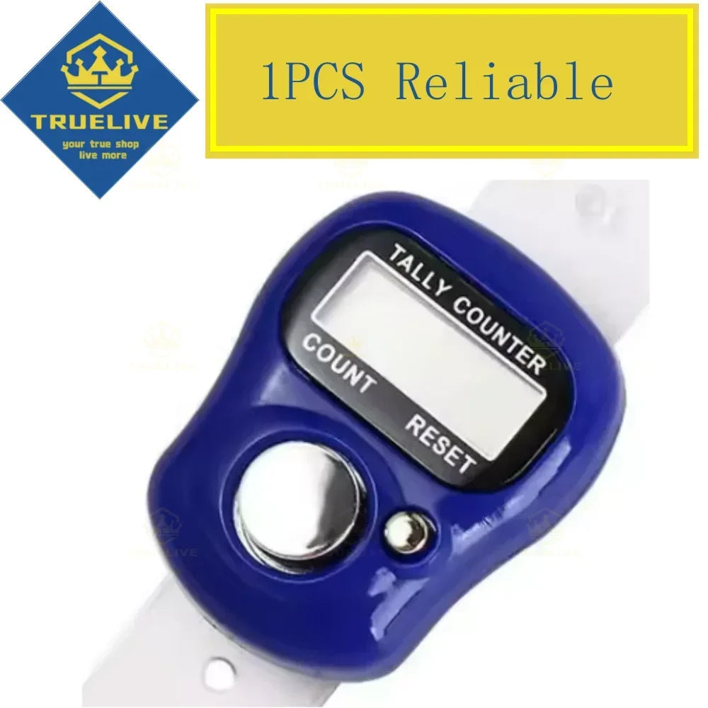 Digital Dhikr Counter Ring — Finger Tally for Daily Remembrance | 10 Colors