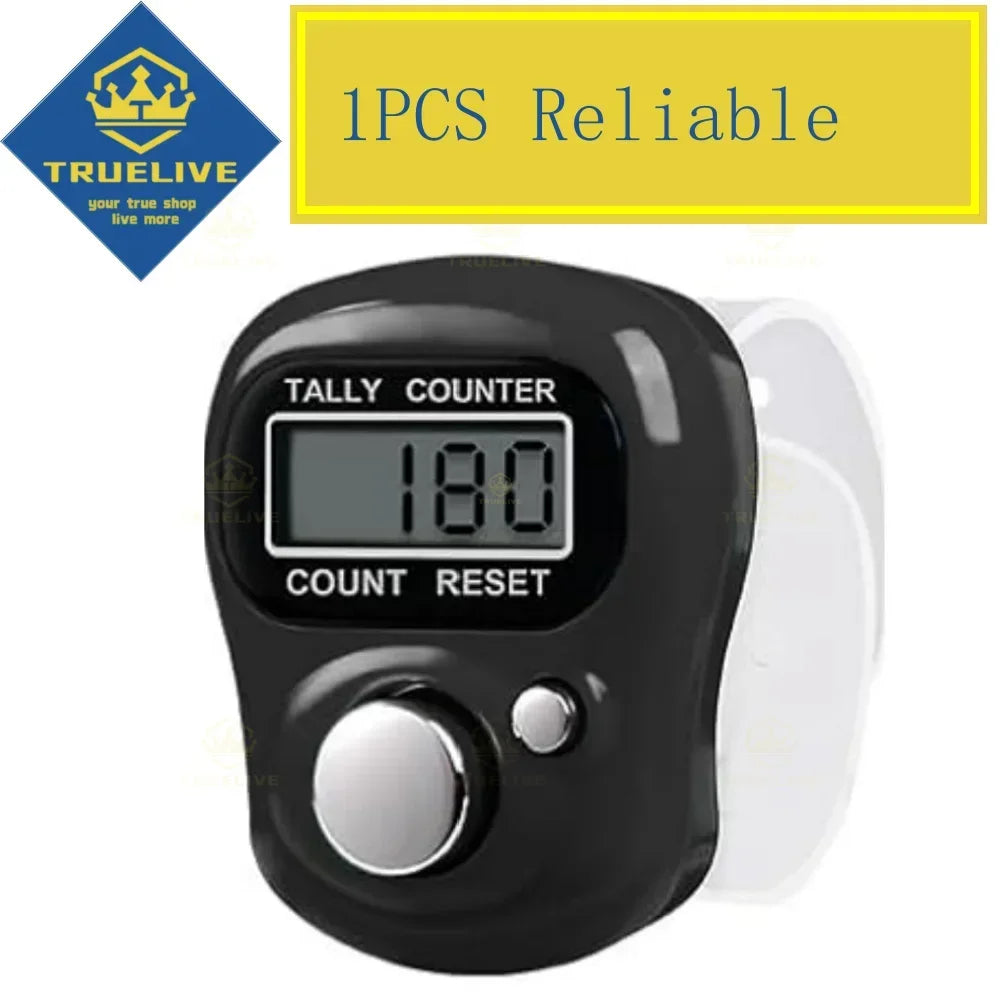 Digital Dhikr Counter Ring — Finger Tally for Daily Remembrance | 10 Colors